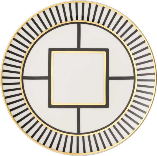 Salad Plate Stripe Rim