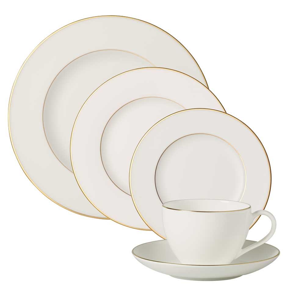 5 Piece Place Setting D, S, B&B, Cup, Saucer