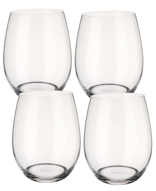 Stemless White Wine / DOF Set of 4