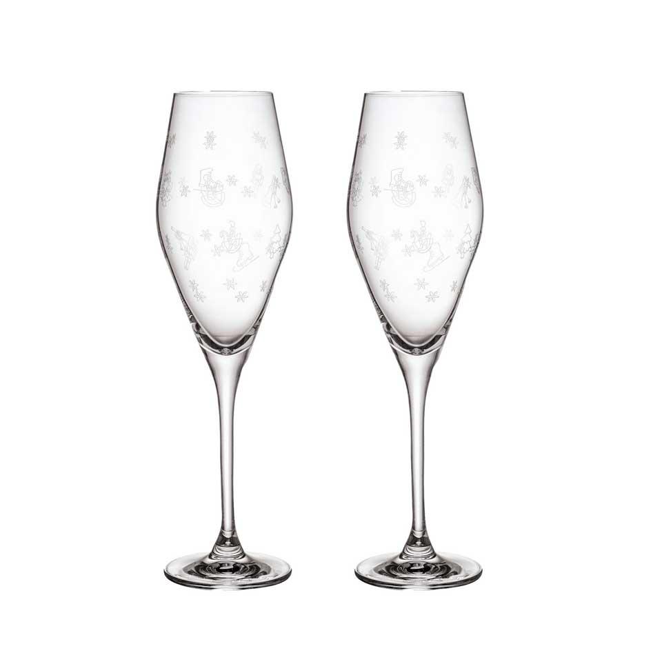 Toy's Delight Stems  Champagne Flute Set 2pcs