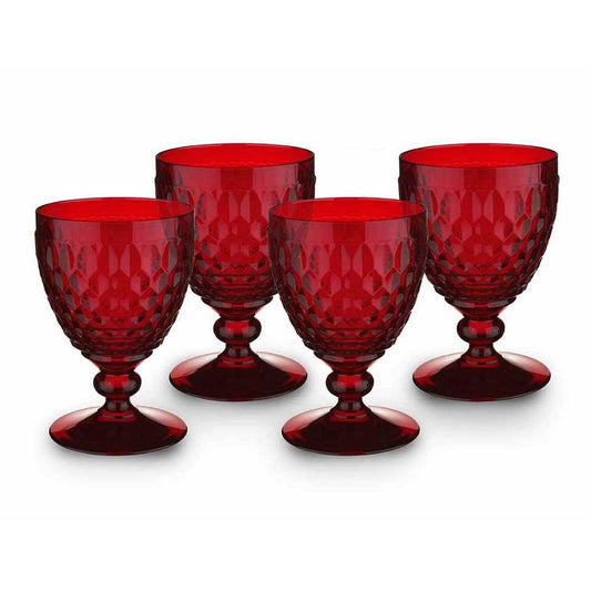 Red Wine Set of 4 Red