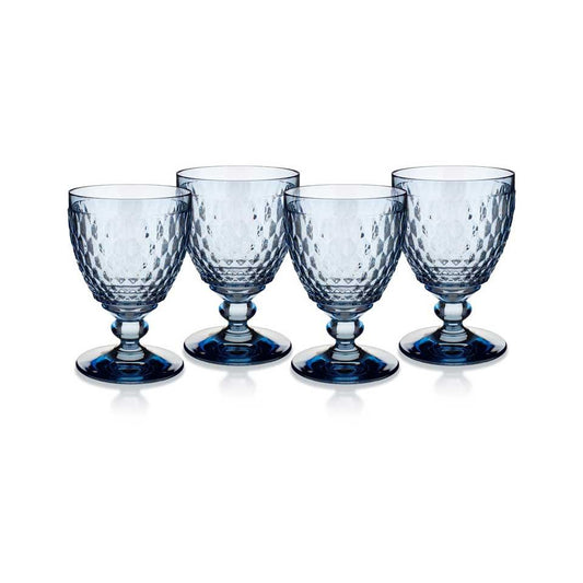 Red Wine Set of 4 Blue