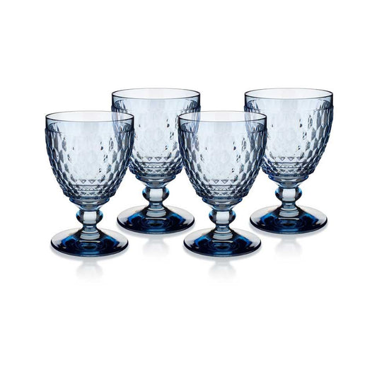 Water Goblet Set of 4 Blue