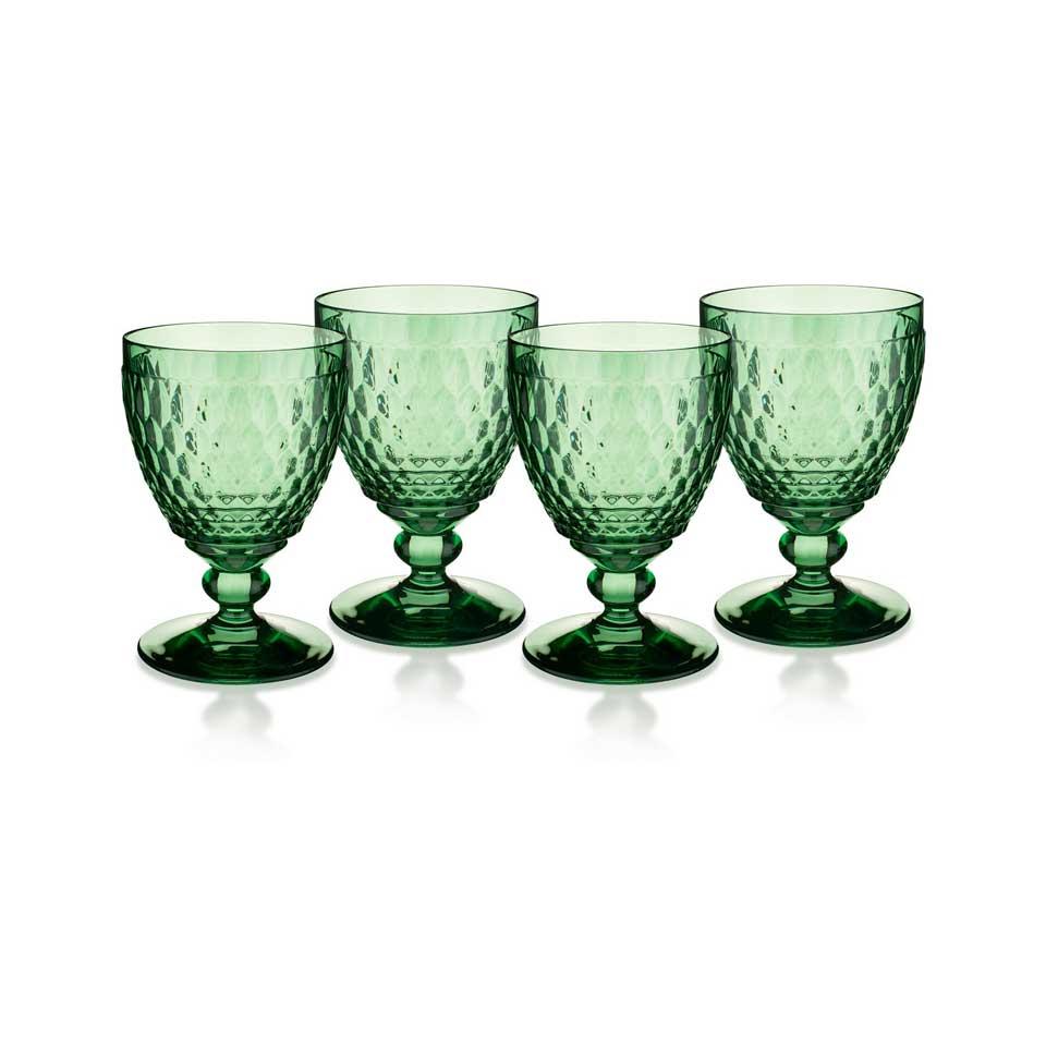 Red Wine Set of 4 Green