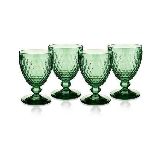 Red Wine Set of 4 Green