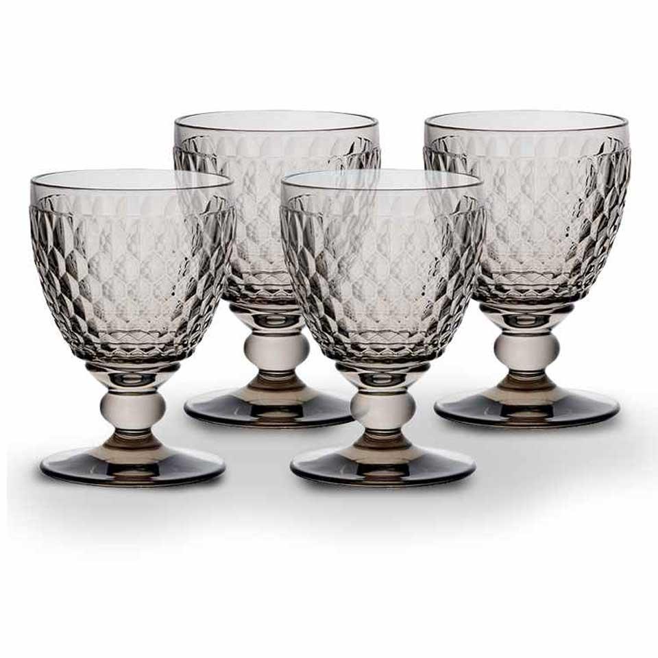 Red Wine Set of 4 Smoke
