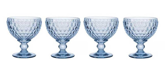 Champagne / Dessert Bowl Set of 4 Blue