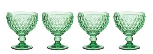 Champagne / Dessert Bowl Set of 4 Green