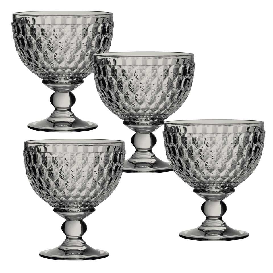 Champagne / Dessert Bowl Set of 4 Smoke