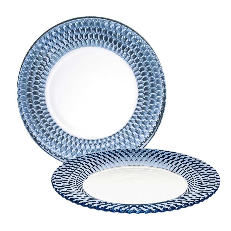 Buffet Plate Pair Blue