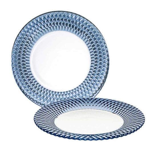 Buffet Plate Pair Blue