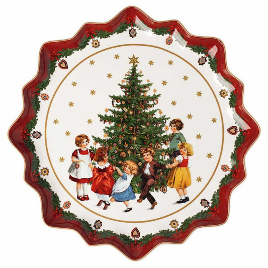 Toy's Fantasy Pastry Plate, Deep - Kids Dancing
