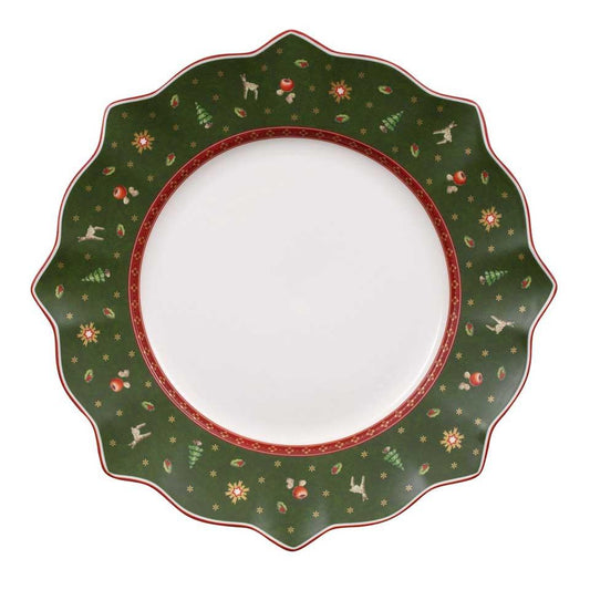 Toy's Delight Dinner Plate - Green
