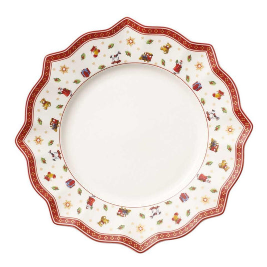 Toy's Delight Dinner Plate - White