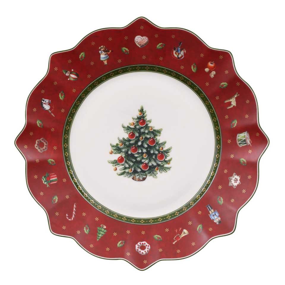 Toy's Delight Salad Plate - Red