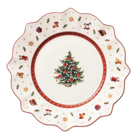 Toy's Delight Salad Plate - White