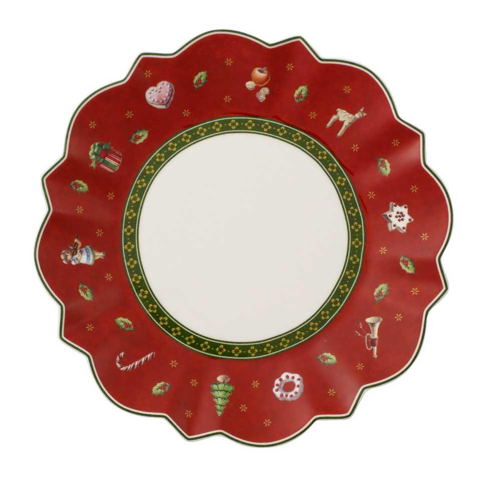 Toy's Delight Bread & Butter Plate - Red