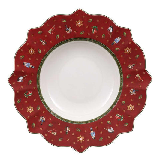 Toy's Delight Deep Plate - Red