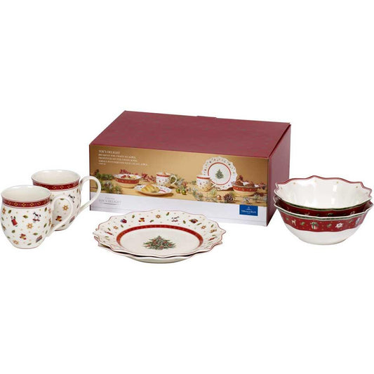 Toy's Delight Breakfast for 2 White, set 6pcs