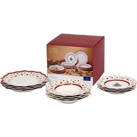 Toy's Delight Set of Plates, 12pcs.