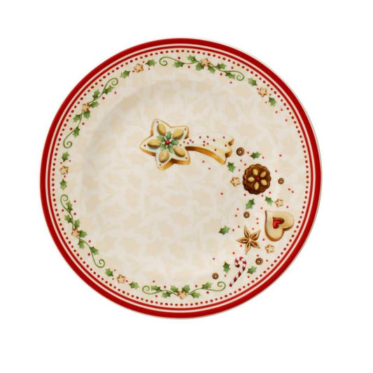 Winter Bakery Delight Salad Plate, Falling Star