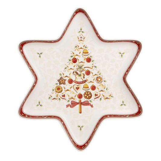 Winter Bakery Delight Star Bowl Large
