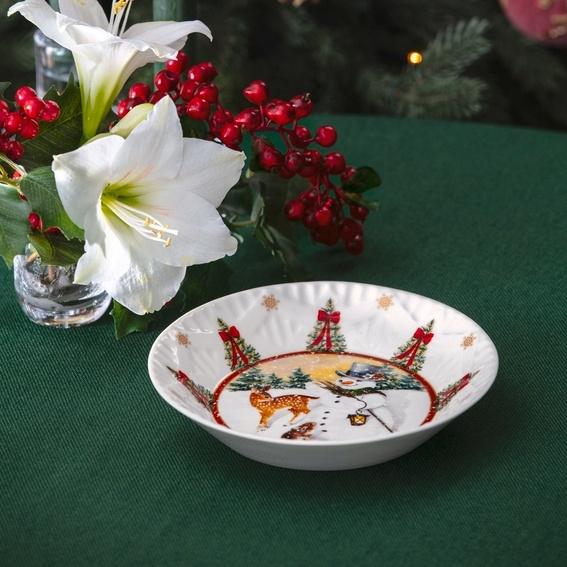 Small Bowl : Snowman
