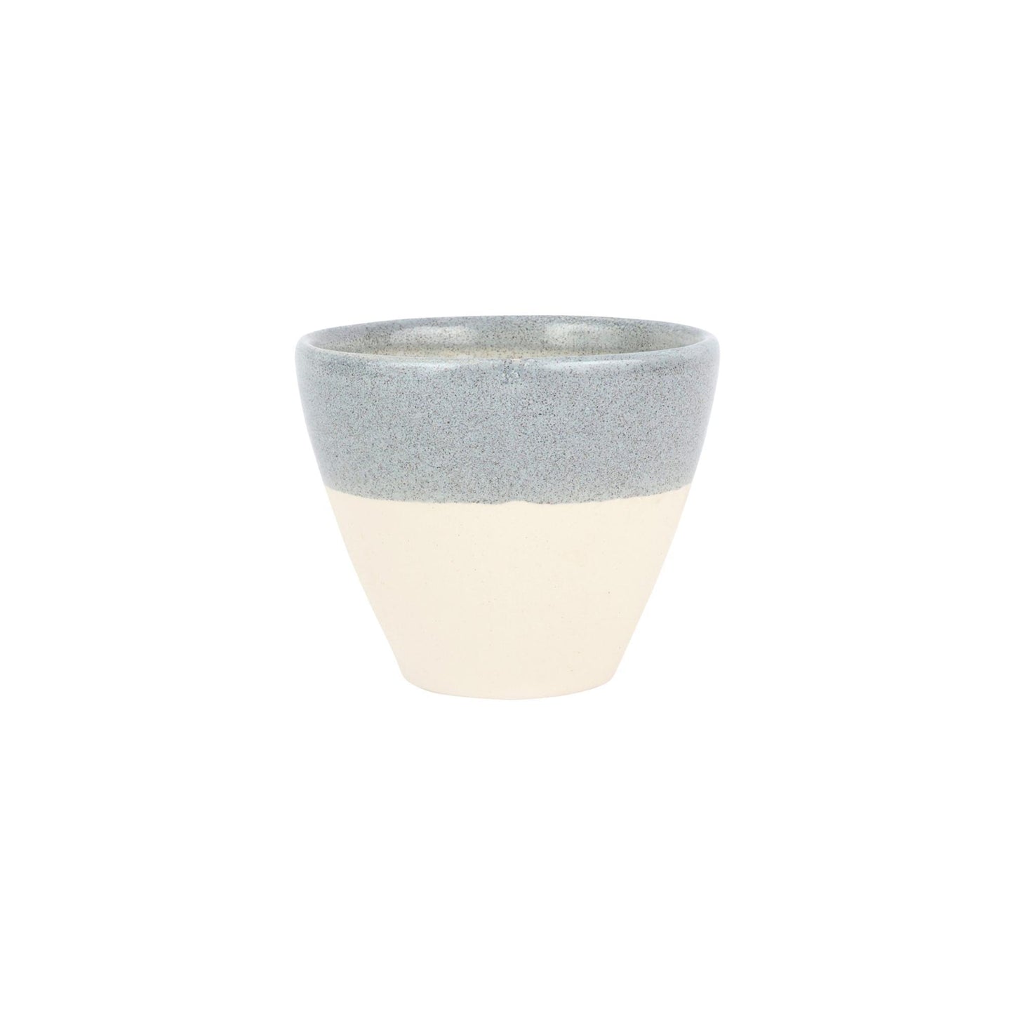 Light Gray Reactive Small Cachepot