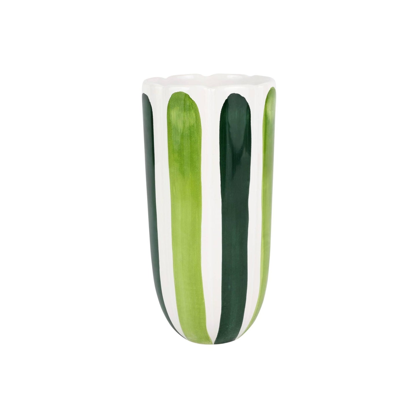 Green Tulip Tall Cachepot