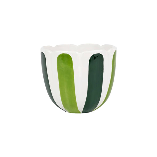 Green Tulip Large Cachepot