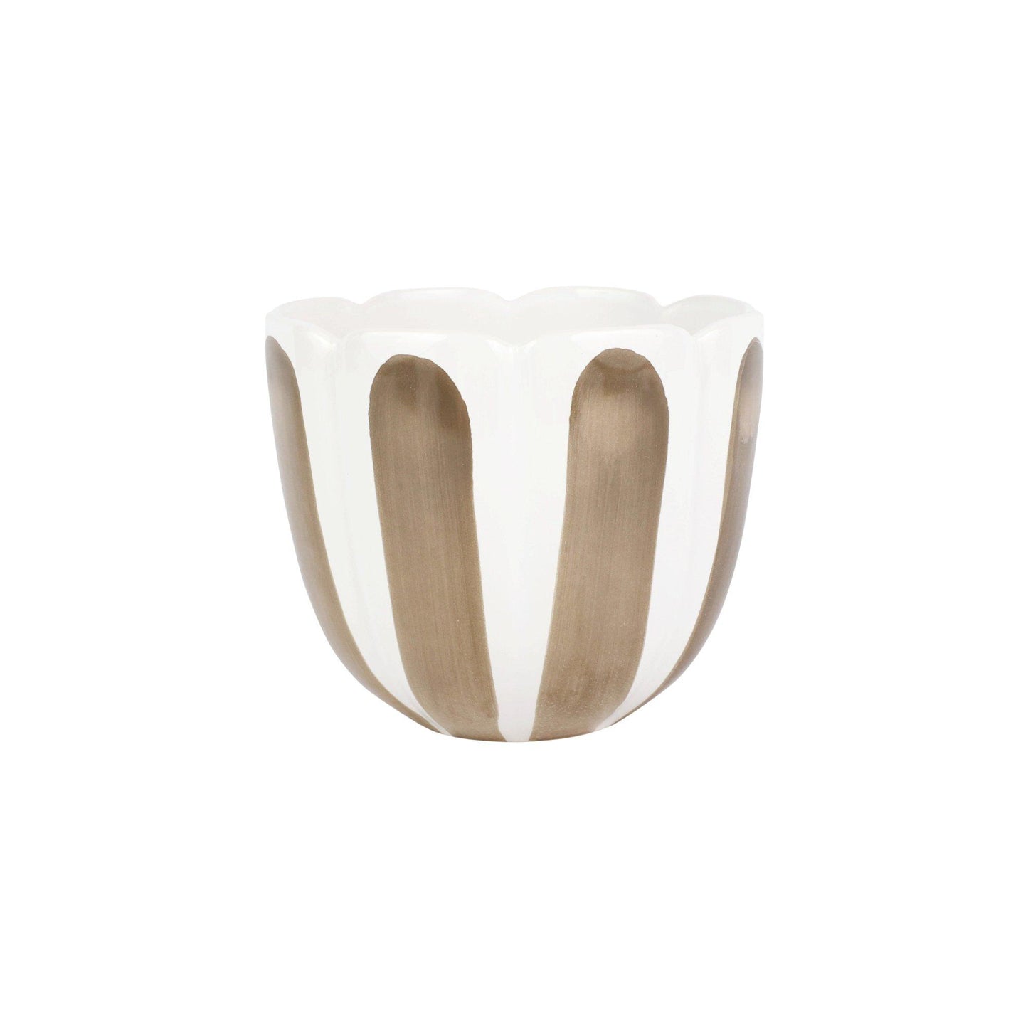Tan Tulip Large Cachepot