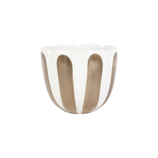 Tan Tulip Large Cachepot