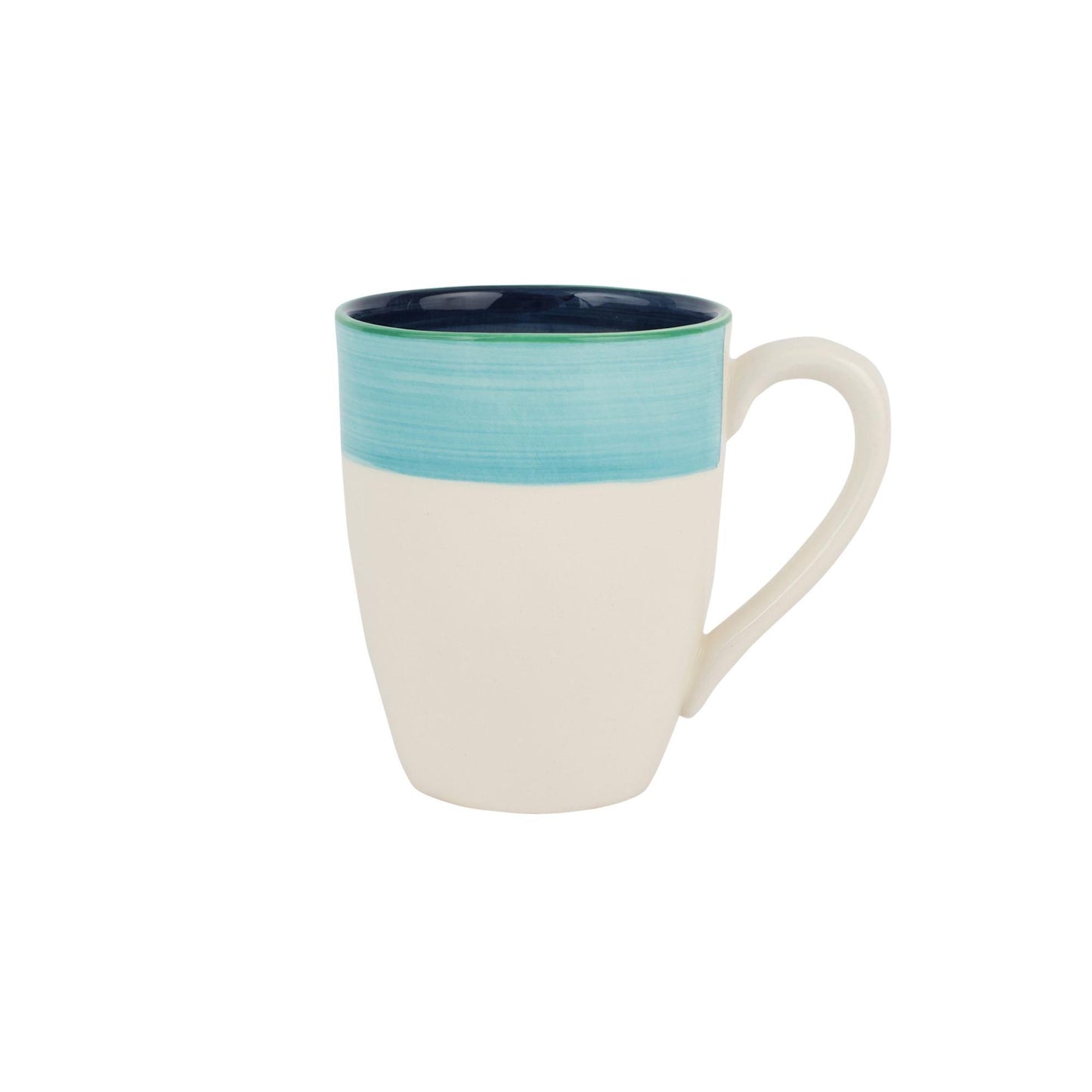 Cobalt & Green Stripe Mug