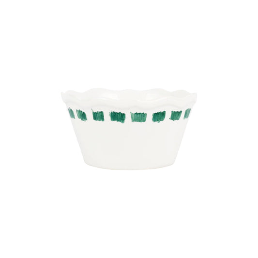 Green Stitch Cereal Bowl