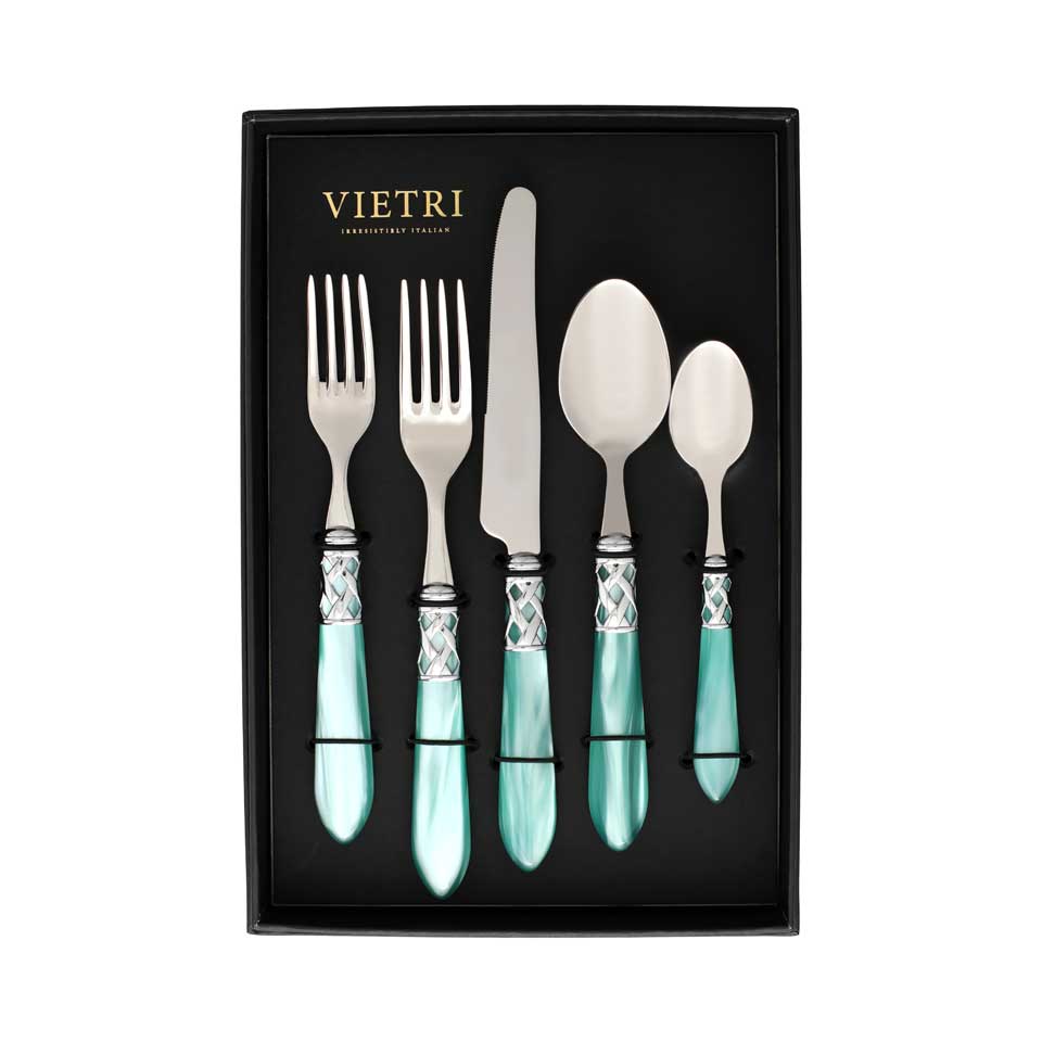 Brilliant Aqua Five-Piece Place Setting Ã¢ÂÂ Set of 4
