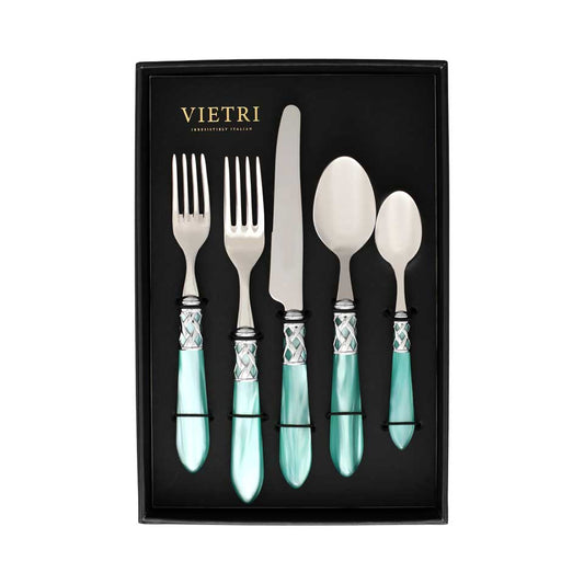 Brilliant Aqua Five-Piece Place Setting Ã¢ÂÂ Set of 4