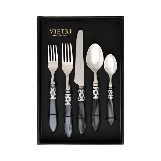 Brilliant Charcoal Five-Piece Place Setting Ã¢ÂÂ Set of 4