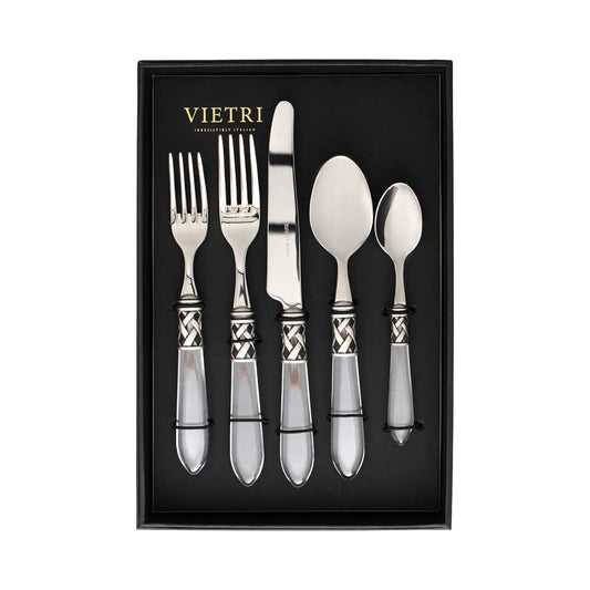Antique Clear Five-Piece Place Setting Ã¢ÂÂ Set of 4