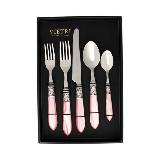 Antique Light Pink Five-Piece Place Setting Ã¢ÂÂ Set of 4