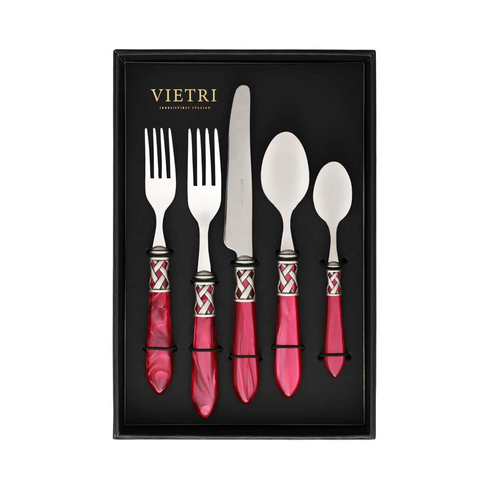 Antique Raspberry Five-Piece Place Setting Ã¢ÂÂ Set of 4