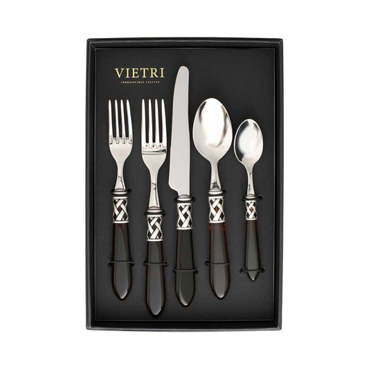 Antique Tortoiseshell Five-Piece Place Setting Ã¢ÂÂ Set of 4