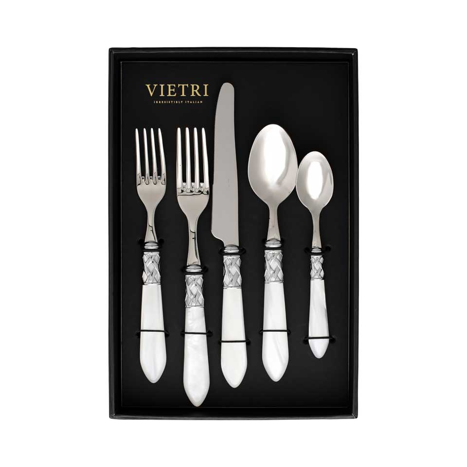 Brilliant White Five-Piece Place Setting Ã¢ÂÂ Set of 4