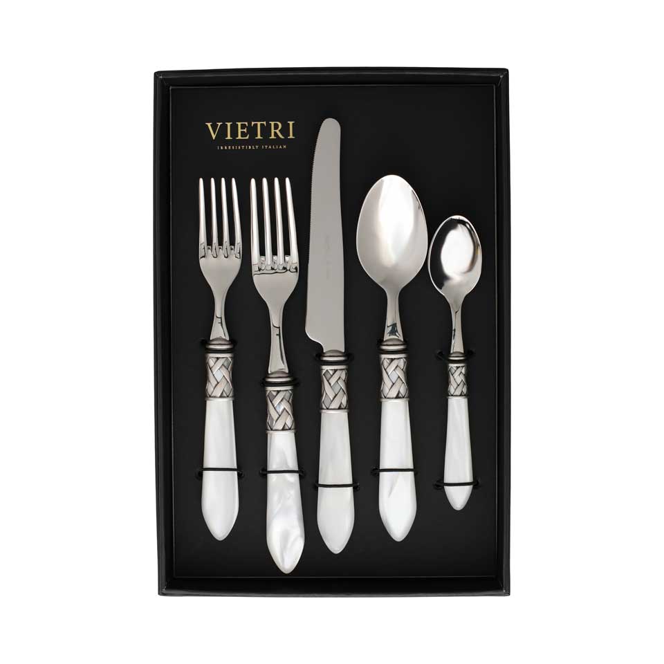 Antique White Five-Piece Place Setting Ã¢ÂÂ Set of 4
