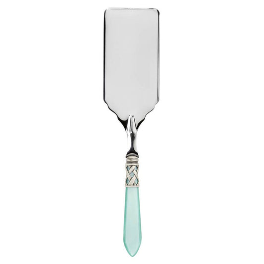 Antique Aqua Lasagna Server
