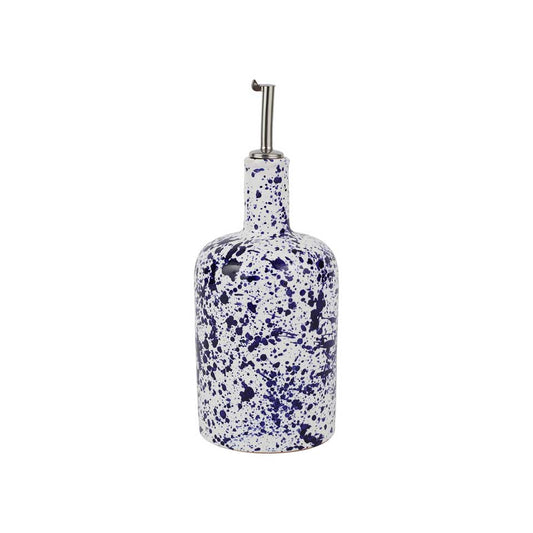 Cobalt Splatter Olive Oil Bottle