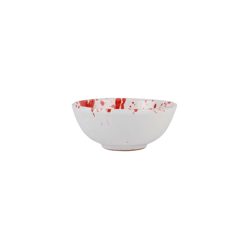 Red Splatter Dipping Bowl