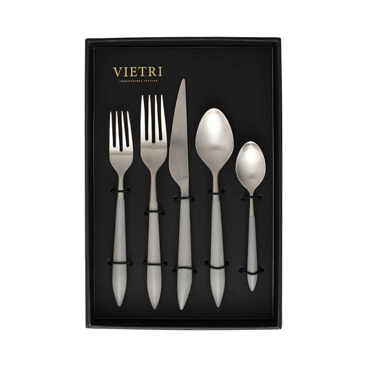 Argento & Light Gray Five-Piece Place Setting Ã¢ÂÂ Set of 4