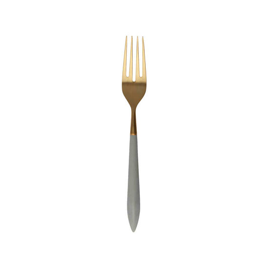 Oro & Light Gray Serving Fork