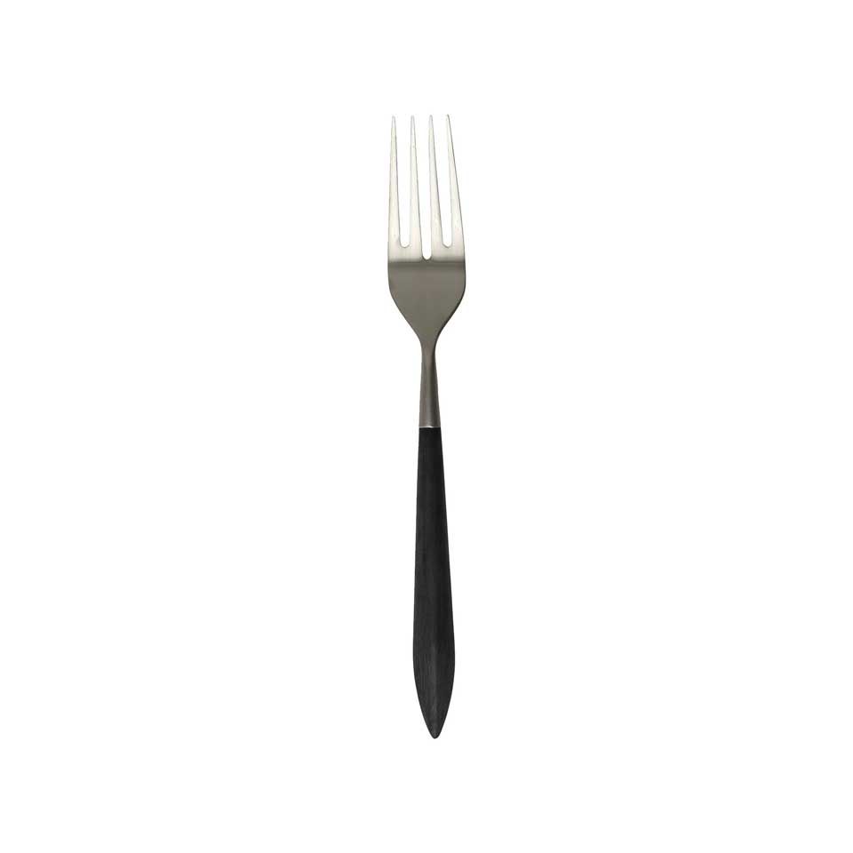 Argento & Black Serving Fork