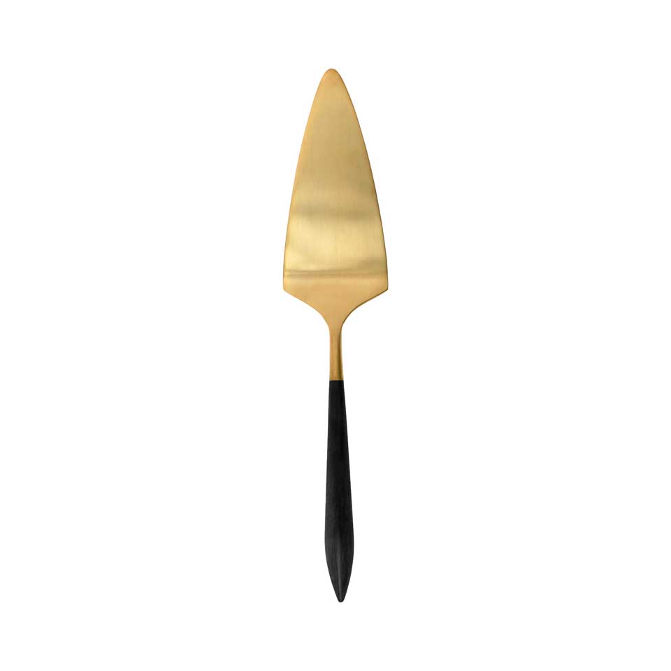 Oro & Black Pastry Server